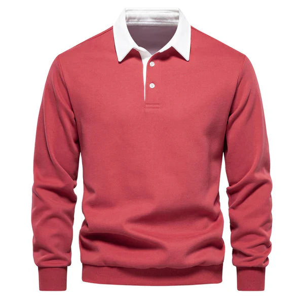 Lucas™ - Chic Polo Sweater