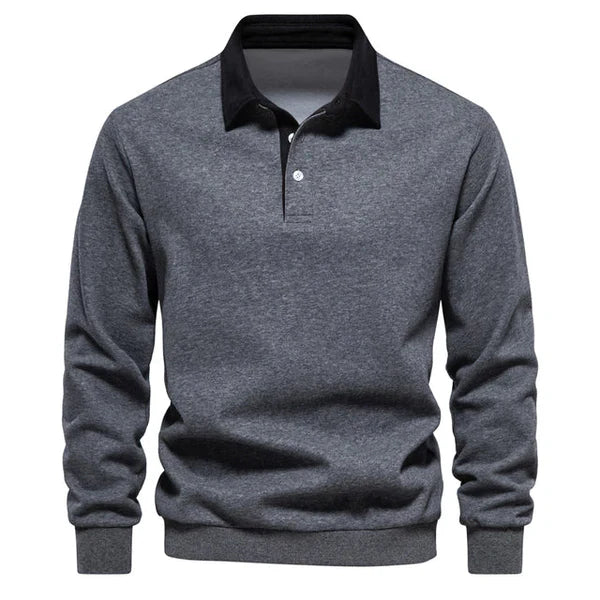 Lucas™ - Chic Polo Sweater