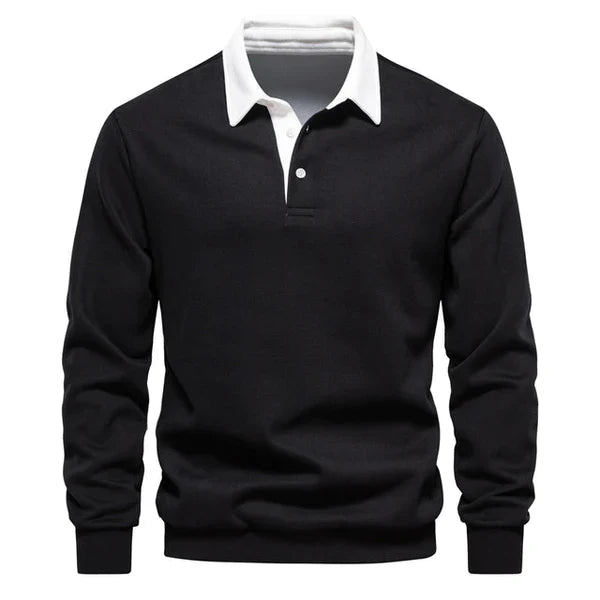 Lucas™ - Chic Polo Sweater