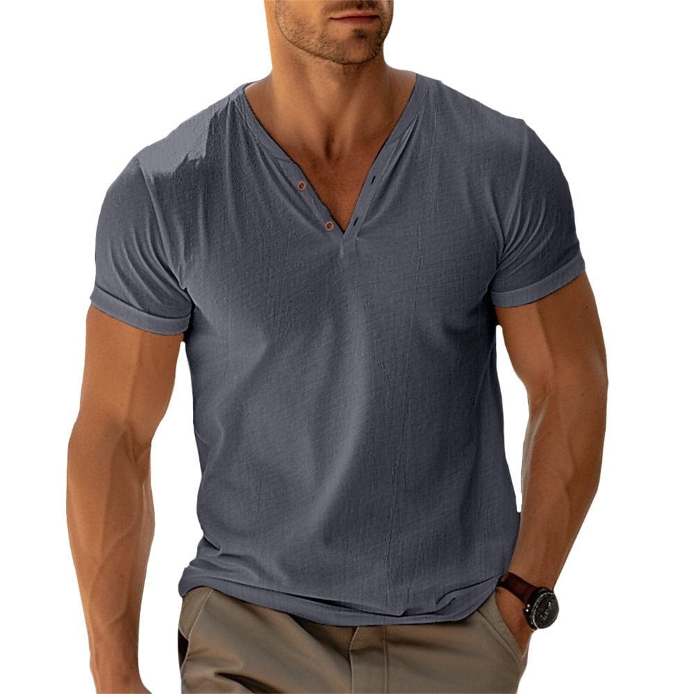 Lucas™ - Comfortable shirt with V-neck