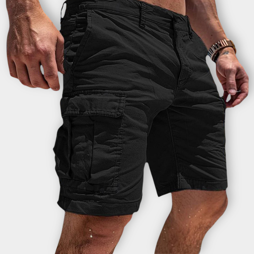 Thomas – Cargo shorts with flap pockets