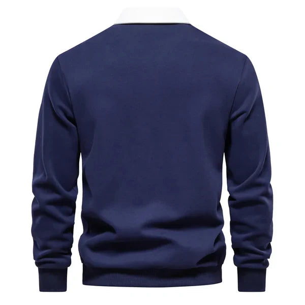 Lucas™ - Chic Polo Sweater