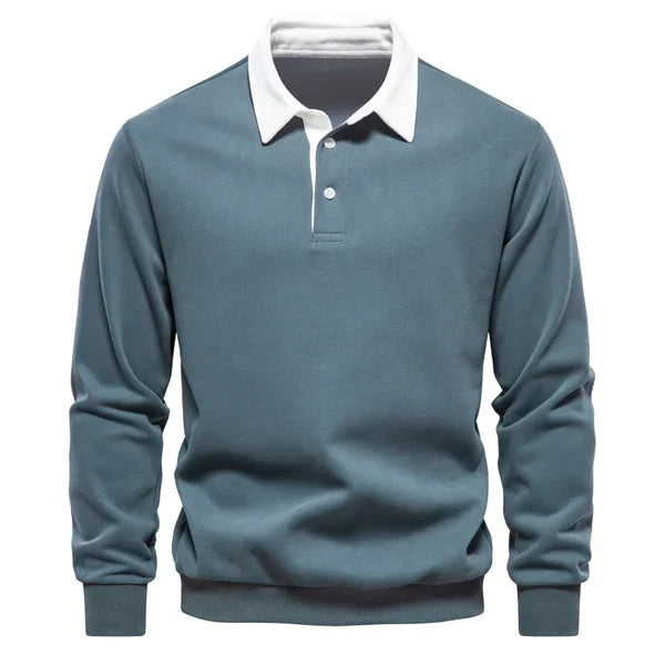 Lucas™ - Chic Polo Sweater