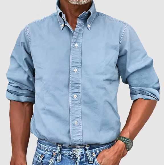 Sjors | Classic long-sleeved shirt