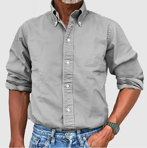 Sjors | Classic long-sleeved shirt