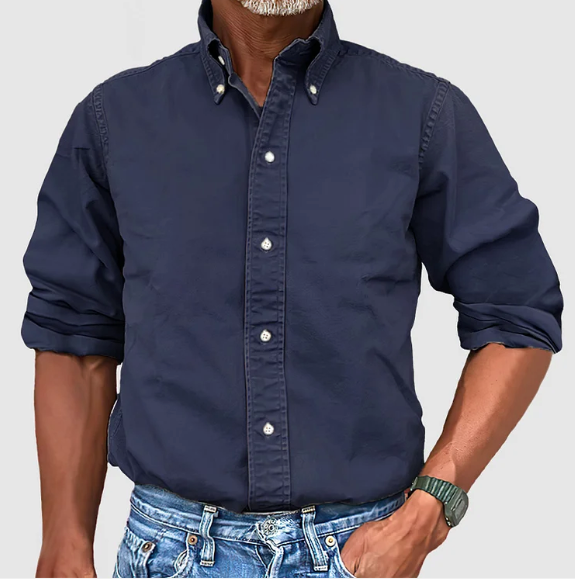 Sjors | Classic long-sleeved shirt