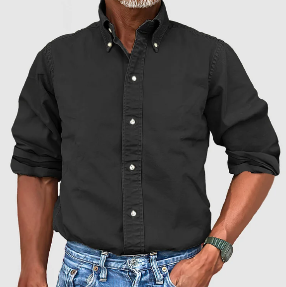 Sjors | Classic long-sleeved shirt