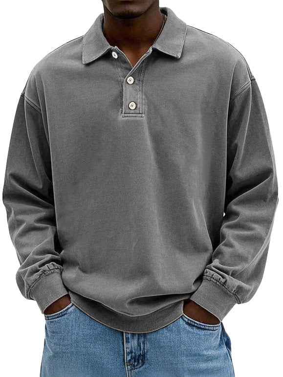 Edgar | Long-Sleeved Polo Shirt