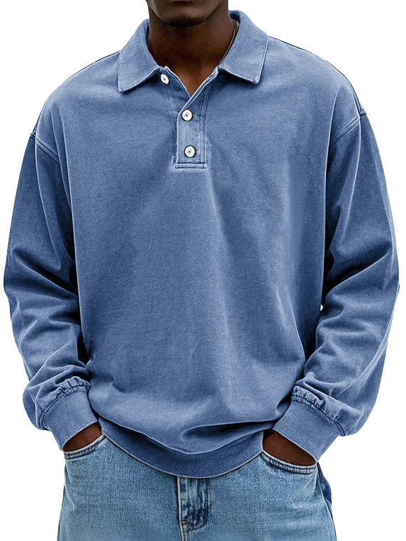 Edgar | Long-Sleeved Polo Shirt