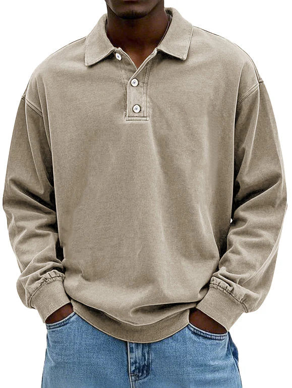 Edgar | Long-Sleeved Polo Shirt