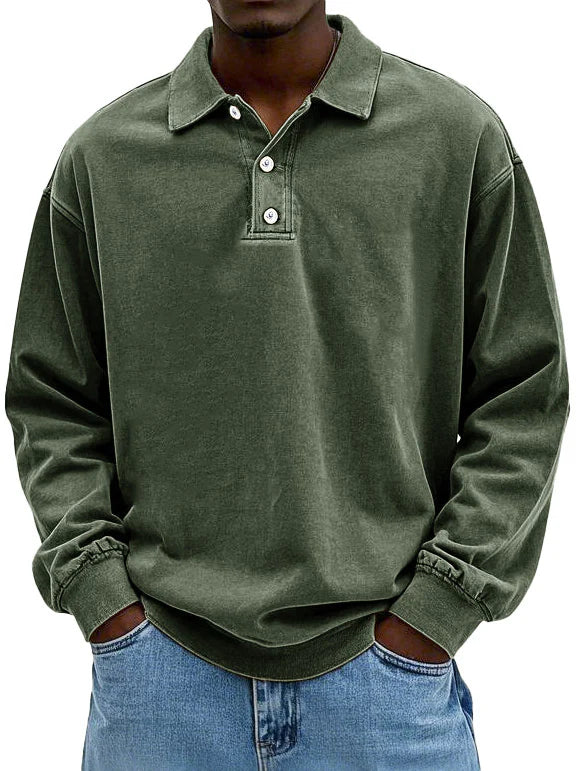 Edgar | Long-Sleeved Polo Shirt