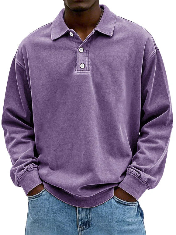 Edgar | Long-Sleeved Polo Shirt
