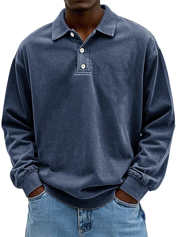 Edgar | Long-Sleeved Polo Shirt